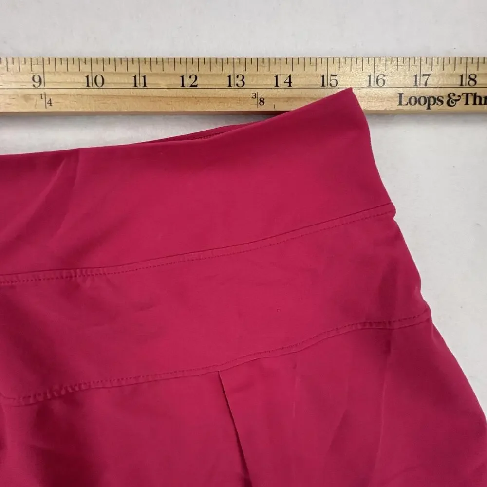 Nike Tennis Skort Womens Medium Pink Dri-FIT Pleated Athletic Lined Stretch